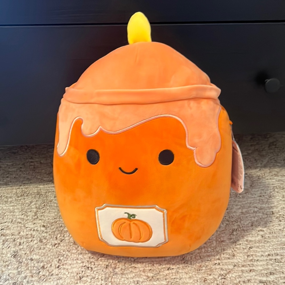 NWT | 12” Misha the Pumpkin Candle Squishmallow 🎃
